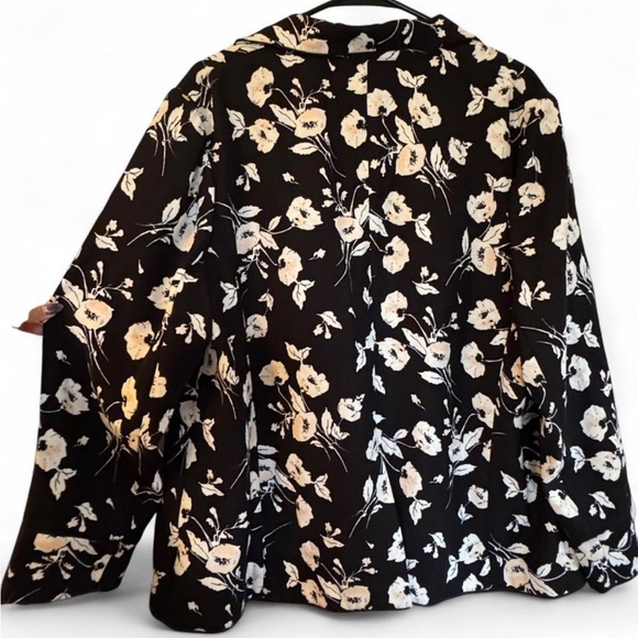 Lauren Ralph Lauren Plus Size Floral Print Blazer Jacket size 18w - Picture 9 of 9